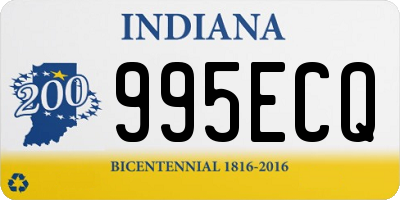 IN license plate 995ECQ