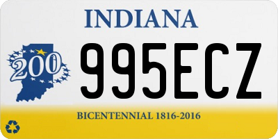 IN license plate 995ECZ