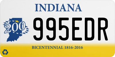 IN license plate 995EDR