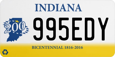 IN license plate 995EDY