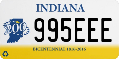 IN license plate 995EEE