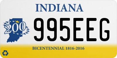 IN license plate 995EEG