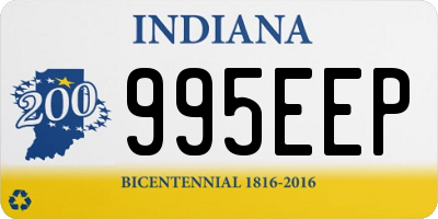 IN license plate 995EEP