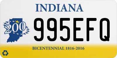 IN license plate 995EFQ