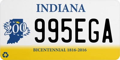 IN license plate 995EGA