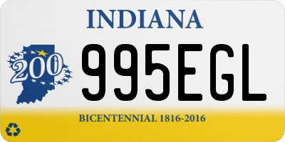 IN license plate 995EGL