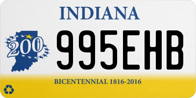 IN license plate 995EHB