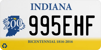 IN license plate 995EHF