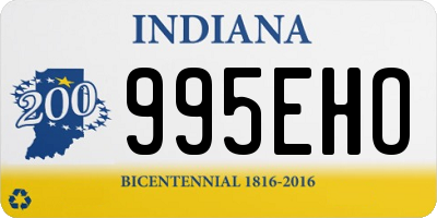 IN license plate 995EHO