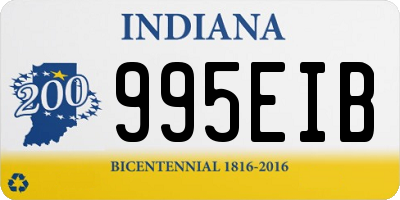 IN license plate 995EIB