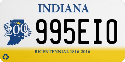 IN license plate 995EIO