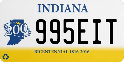 IN license plate 995EIT