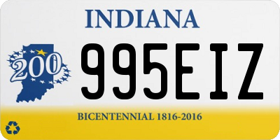 IN license plate 995EIZ