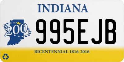 IN license plate 995EJB