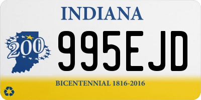 IN license plate 995EJD