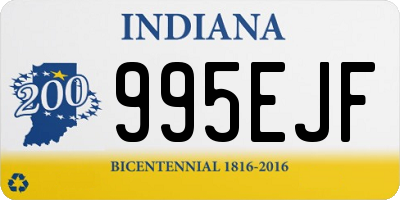 IN license plate 995EJF