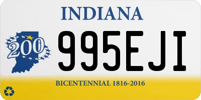 IN license plate 995EJI