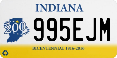 IN license plate 995EJM