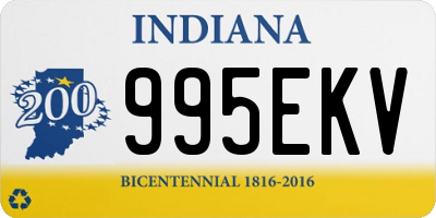 IN license plate 995EKV