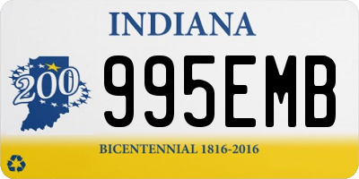 IN license plate 995EMB