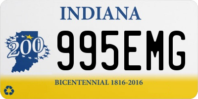 IN license plate 995EMG