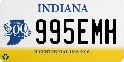 IN license plate 995EMH