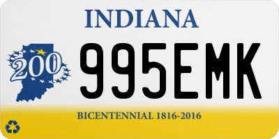 IN license plate 995EMK