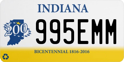 IN license plate 995EMM