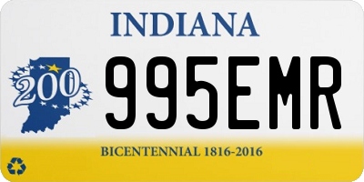 IN license plate 995EMR