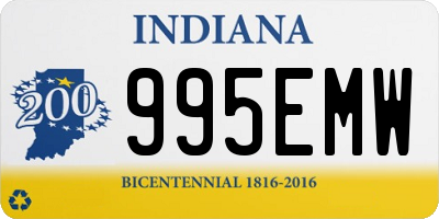 IN license plate 995EMW