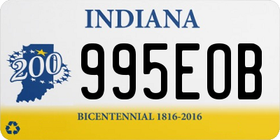 IN license plate 995EOB