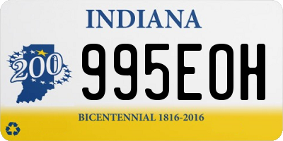 IN license plate 995EOH