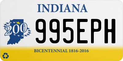 IN license plate 995EPH