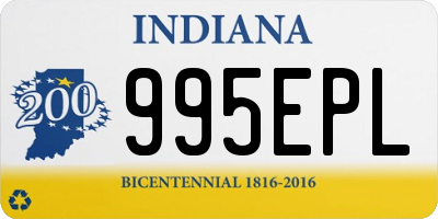 IN license plate 995EPL