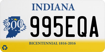 IN license plate 995EQA