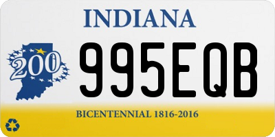IN license plate 995EQB