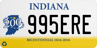 IN license plate 995ERE