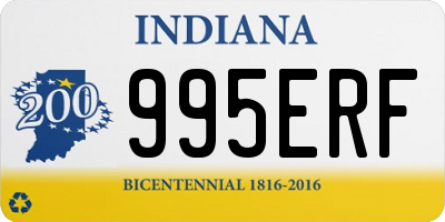 IN license plate 995ERF