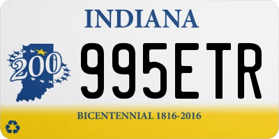 IN license plate 995ETR