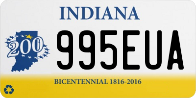 IN license plate 995EUA