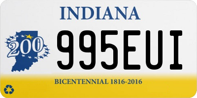 IN license plate 995EUI