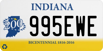 IN license plate 995EWE