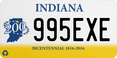 IN license plate 995EXE