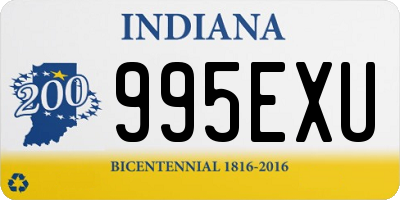 IN license plate 995EXU