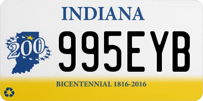 IN license plate 995EYB