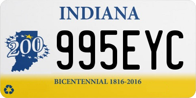 IN license plate 995EYC