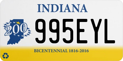 IN license plate 995EYL