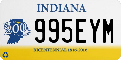 IN license plate 995EYM