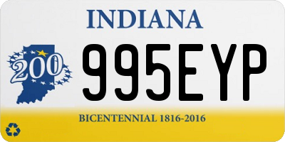 IN license plate 995EYP