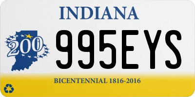 IN license plate 995EYS